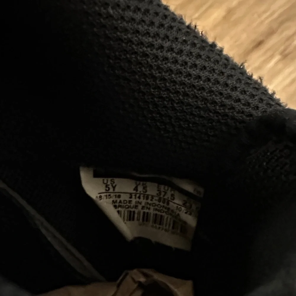 Classic Black Airforce One Kids Sneakers